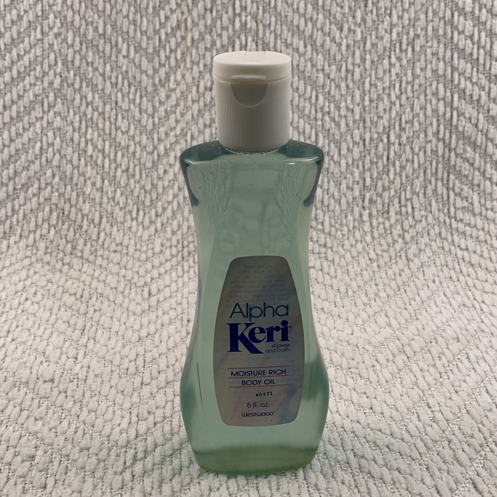 NOS Alpha Keri Shower & Bath Moisture Rich Oil Smooth Soften‎ Replenish Skin 8oz